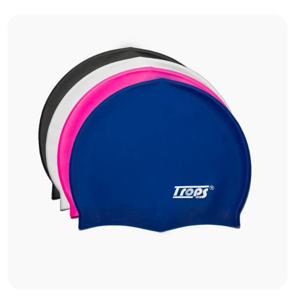 Gorros en silicona para natación trops